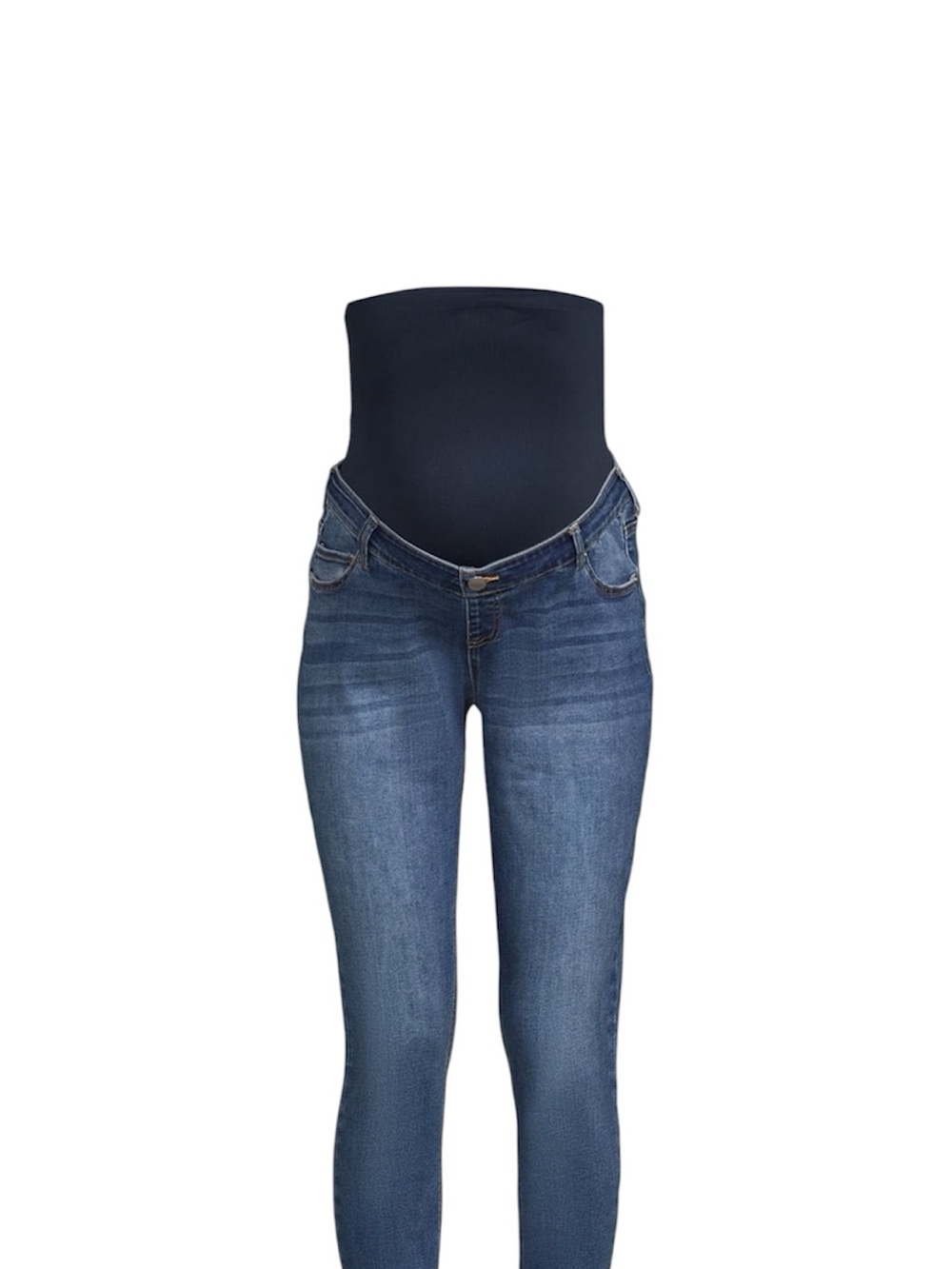 Maternity Skinny Jeans for Women from Time and Tru, Dark Wash